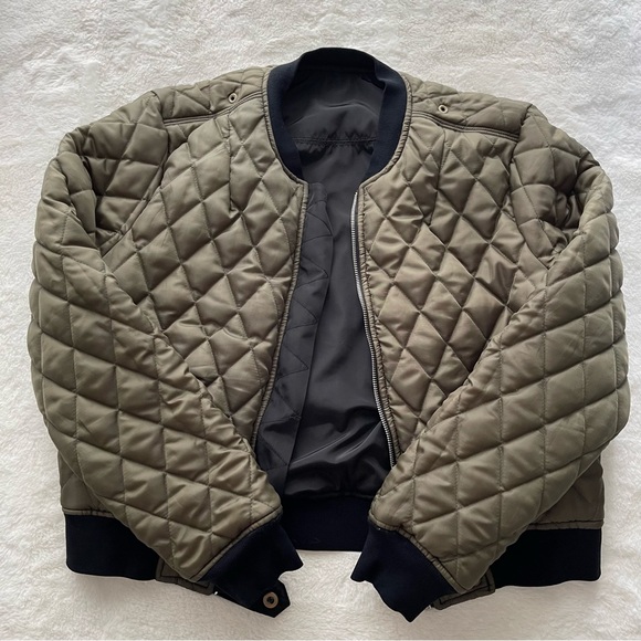MCGUIRE Bomber Shell Nylon Quilted Lined Jacket Sz M* - Picture 12 of 15